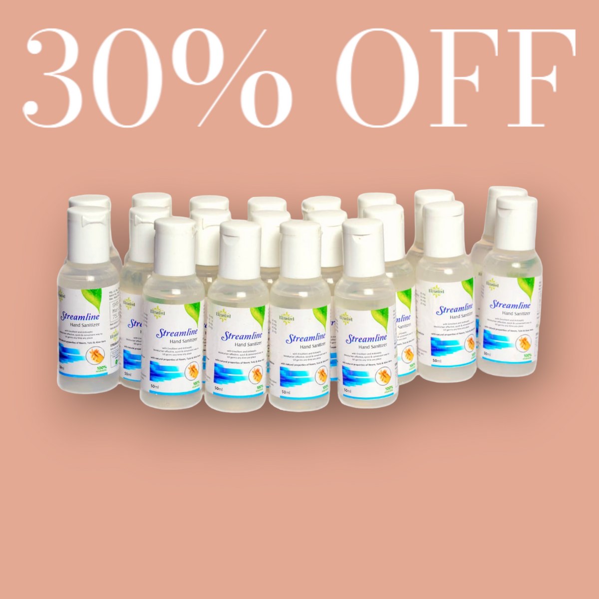99%Germ Killing Sanitizer 👉   (20pcs)50ml